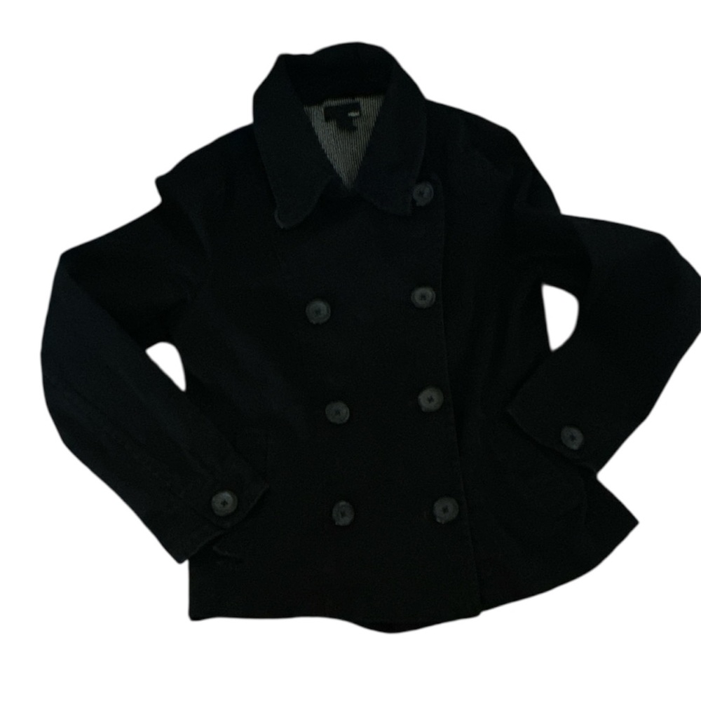 Classic Black Women's Peacoat